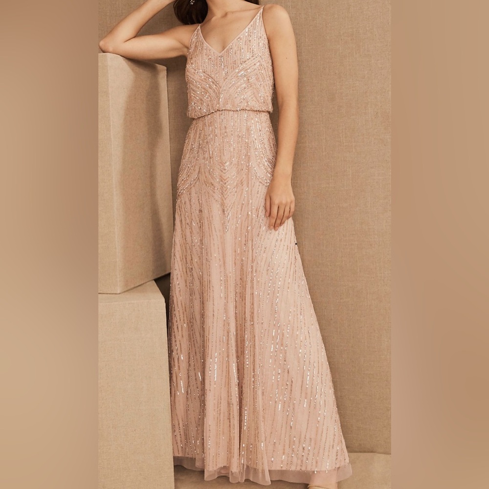 BHLDN Fidelia Sequin Bridesmaid / Wedding Guest Dress